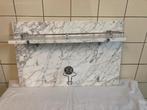 marmeren achterwand voor wastafel, Ophalen, Gebruikt, Wastafel