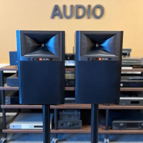 JBL 4309 monitor speaker set zwart (ex-demo), Audio, Tv en Foto, Luidsprekers, Zo goed als nieuw, Front, Rear of Stereo speakers