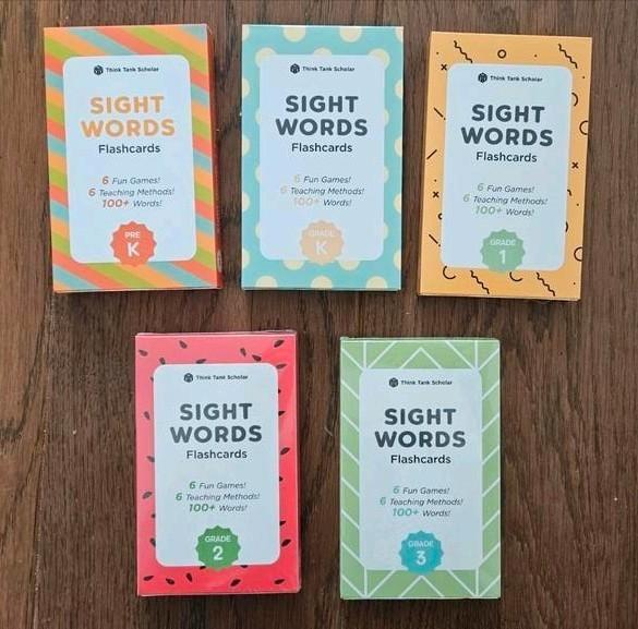American English Sight Words Flashcards - Compleet Pakket!, Kinderen en Baby's, Speelgoed | Educatief en Creatief, Zo goed als nieuw