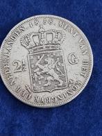 1 Rijksdaalder 1858, Postzegels en Munten, Munten | Nederland, Koning Willem III, Zilver, Ophalen of Verzenden, Losse munt