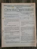 Officiele Prijscourant 21 december 1960, Ophalen of Verzenden, Gelezen, Krant