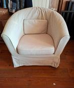 Ikea Tullsta stoel beige, Huis en Inrichting, Fauteuils, Ophalen, Gebruikt, 75 tot 100 cm, 50 tot 75 cm