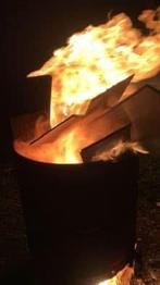 Vuurton / Brandton / 200 litervaten, Tuin en Terras, Ophalen, Nieuw, Vuurton