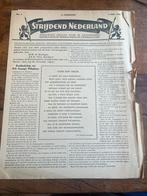 Krant Strijdend Nederland Stoottroepen NBS - Jan 1945, Verzamelen, Verzenden, Overige soorten, Nederland, Boek of Tijdschrift