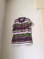 Miss Etam Shirt paars meerkleurig maat 48, Overige kleuren, Miss Etam, Gedragen, Shirt of Top
