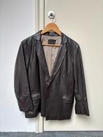 Dames blazer bruin leder maat 42, Bruin, Maat 42/44 (L), Ophalen of Verzenden, Un Deux Trois