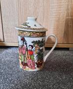 Beker met deksel chinees, Ophalen of Verzenden, Overige stijlen, Kop(pen) en/of Schotel(s)