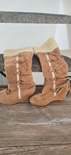 Leuke Laarzen Maat 34, Beige, Lage of Enkellaarzen, Ophalen of Verzenden, Onbekend