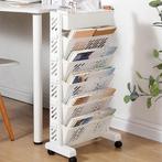 Nieuw, boekenkast/opbergkast met 6 vakken. Verplaatsbaar, Ophalen of Verzenden, Zo goed als nieuw, 25 tot 50 cm