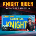 Knight Rider K.I.T.T. License Plate Official Replica, Beeldje, Replica of Model, Doctor Collector, Nieuw, Ophalen of Verzenden