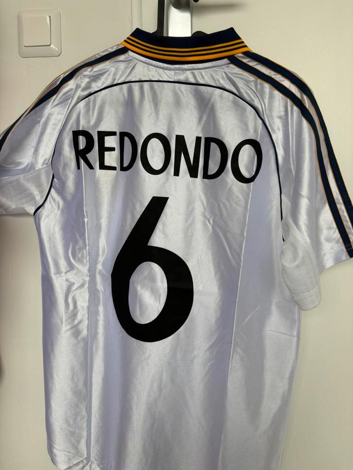 Retro Fernando Redondo real Madrid large vintage Argentinië, Sport en Fitness, Voetbal, Nieuw, Shirt, Maat L, Ophalen of Verzenden