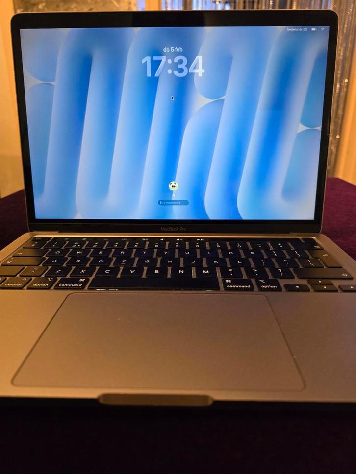Macbook pro M1 13inch 8core 8GB 256GB, Computers en Software, Apple Macbooks, Gebruikt, MacBook Pro, 13 inch, 2 tot 3 Ghz, 256 GB