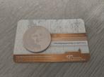 Nederland penning in coincard 2013 Inhuldigingspenning, Ophalen of Verzenden, Koningin Wilhelmina, Euro's