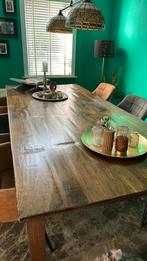Eettafel hout groot, Huis en Inrichting, Ophalen, 200 cm of meer, 50 tot 100 cm, Zo goed als nieuw