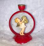 Oude kandelaar met engeltje, Ophalen of Verzenden