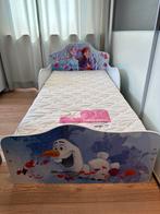 Heel leuk Frozen kinderbed met matras en opbergtassen, Ophalen, 70 tot 85 cm, 140 tot 160 cm, Zo goed als nieuw