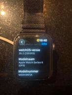 Apple Watch Series 6 - Topconditie!, Telecommunicatie, Mobiele telefoons | Apple iPhone, Ophalen, Zo goed als nieuw, Zwart