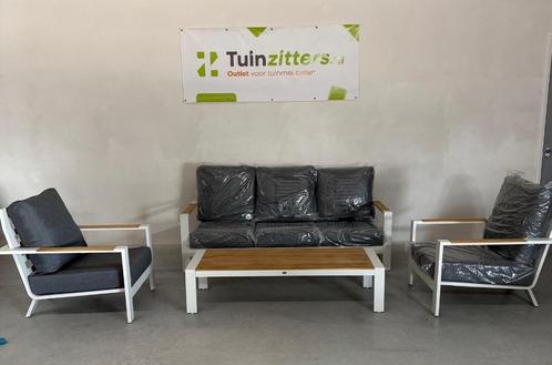 Hartman breeze 4-delige loungeset incl. tafel, Tuin en Terras, Tuinsets en Loungesets, Nieuw, Loungeset, Aluminium, 5 zitplaatsen