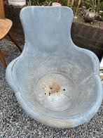 Zinken Emmer, Afvalbak & Badje - Vintage Set, Ophalen of Verzenden, Gebruikt