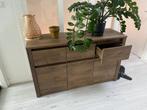 Houten dressoir, Ophalen, 100 tot 150 cm, Eikenhout, Zo goed als nieuw