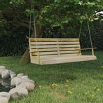AANBIEDING | Schommelbank 155x65x60 cm geïmpregneerd grenenh, Verzenden, Nieuw, Hout, Schommelbank
