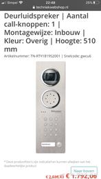 Ritto deur intercom, Ophalen of Verzenden, Nieuw