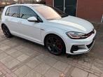 Golf GTI performance parelmoer Wit pano trekhaak, 65 €/maand, Zwart, Leder en Stof, Wit