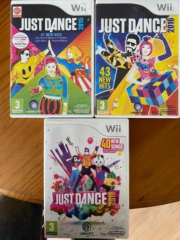 Just Dance 2015, 2016 en 2019 Wii beschikbaar voor biedingen