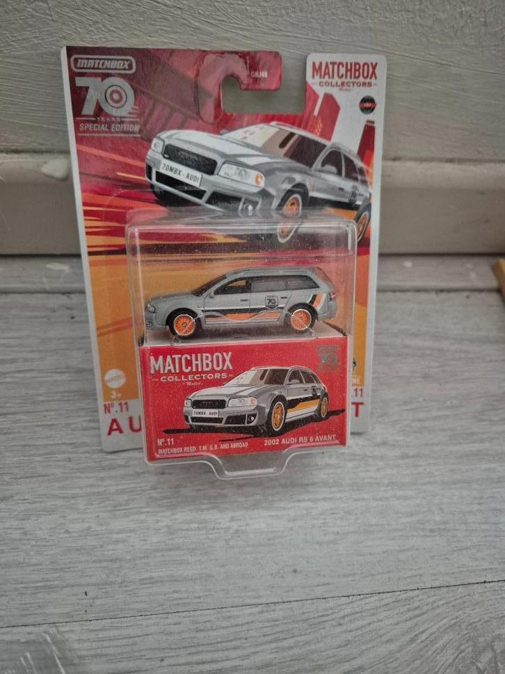 Matchbox collectors special edition 70 years . Audi rs6, Hobby en Vrije tijd, Modelauto's | Overige schalen, Nieuw, Auto, Ophalen of Verzenden