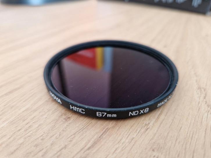 HOYA HMC NDx8 67mm Filter, Audio, Tv en Foto, Fotografie | Filters, Zo goed als nieuw, 60 tot 70 mm, Overige merken, Ophalen of Verzenden
