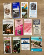 12 dienstregelingen/ Timetables van Historische Treinen, Verzamelen, Verzenden, Zo goed als nieuw, Trein, Overige typen