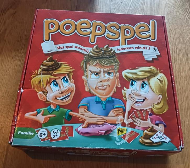 Poepspel, Hobby en Vrije tijd, Gezelschapsspellen | Kaartspellen, Gebruikt, Ophalen