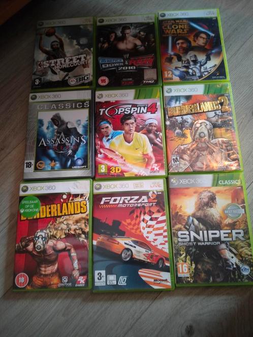 Sniper ghost warrior, borderlands 1 en 2, Xbox 360, Spelcomputers en Games, Games | Xbox 360, Zo goed als nieuw, 1 speler, Vanaf 18 jaar