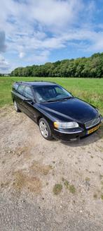 Volvo V70 2.5 T AUT 2005 Zwart, Auto's, Volvo, 1800 kg, Stationwagon, Particulier, 209 pk