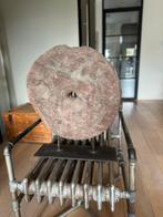 Molensteen op metalen voer, Ophalen