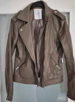 dames leren jasje, Maat 38/40 (M), Pointer sisters, Bruin, Ophalen of Verzenden