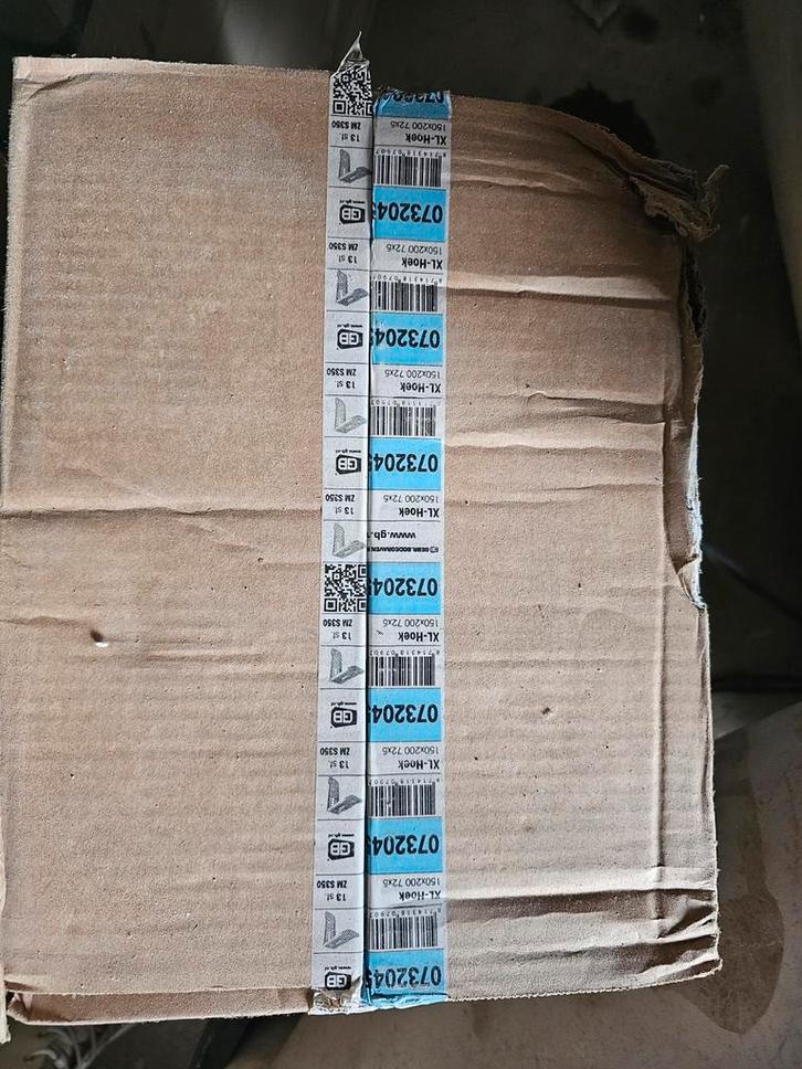 GB HOEKANKER ZWAAR XL 0732045 150X200 72X5 ZM, Doe-het-zelf en Verbouw, IJzerwaren en Bevestigingsmiddelen, Nieuw, Overige typen