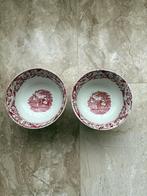 Antieke Schalen 2x Petrus Regout Maastricht 'Packhof, Antiek en Kunst, Ophalen of Verzenden