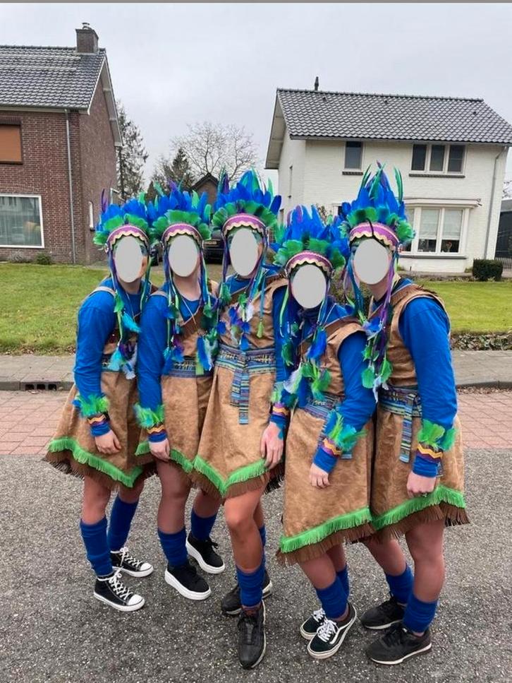 Indianen pakken dames en heren, Kleding | Dames, Carnavalskleding en Feestkleding, Zo goed als nieuw, Carnaval, Ophalen