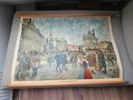 Schoolplaat Isings Dam Amsterdam, Ophalen of Verzenden, Geschiedenis