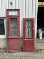 Antieke voordeur en achterdeur, Doe-het-zelf en Verbouw, Jurgen.hoogenboezem@gmail.com, Minder dan 80 cm, 215 cm of meer, Glas
