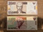 7000 rupiah Indonesië, Postzegels en Munten, Bankbiljetten | Azië, Ophalen of Verzenden, Zuidoost-Azië, Los biljet