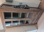 Vitrinekast, Huis en Inrichting, Kasten | Buffetkasten, Ophalen, 50 tot 100 cm, Zo goed als nieuw, 150 tot 200 cm