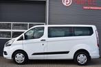 Ford TRANSIT CUSTOM BENZINE PLUG-IN HYBRIDE / 9 PERSOONS / A, Auto's, Ford, 125 pk, Gebruikt, Wit, Plug-in hybride