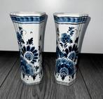2 originele delfsblauwe vaasjes, Ophalen of Verzenden