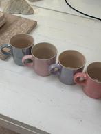 set van le crueset mokken, Ophalen, Rond, Zo goed als nieuw, Aardewerk