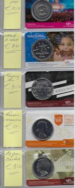 Penningen 5 verschillende, Postzegels en Munten, Penningen en Medailles, Ophalen of Verzenden, Overige materialen