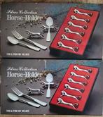 Bestek leggers Paard verzilverd, Ophalen of Verzenden, Zo goed als nieuw, Zilver