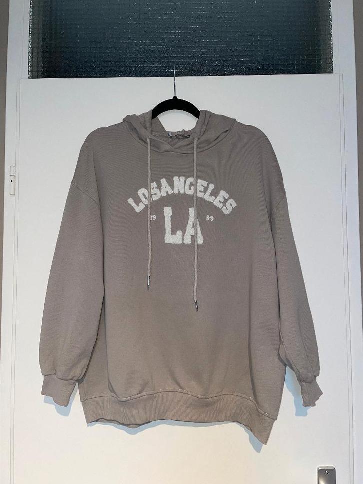 AMBIKA dames taupe hoodie trui sweater mt 40 / 42, Kleding | Dames, Truien en Vesten, Zo goed als nieuw, Maat 38/40 (M), Beige