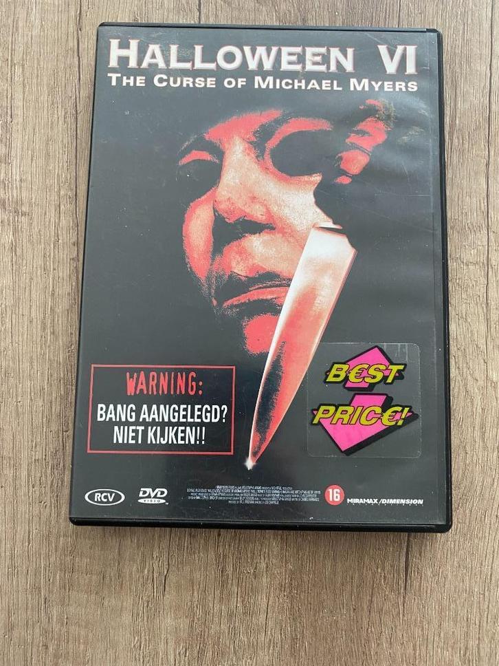 dvd halloween 6, Cd's en Dvd's, Dvd's | Horror, Zo goed als nieuw, Overige genres, Vanaf 16 jaar, Ophalen of Verzenden